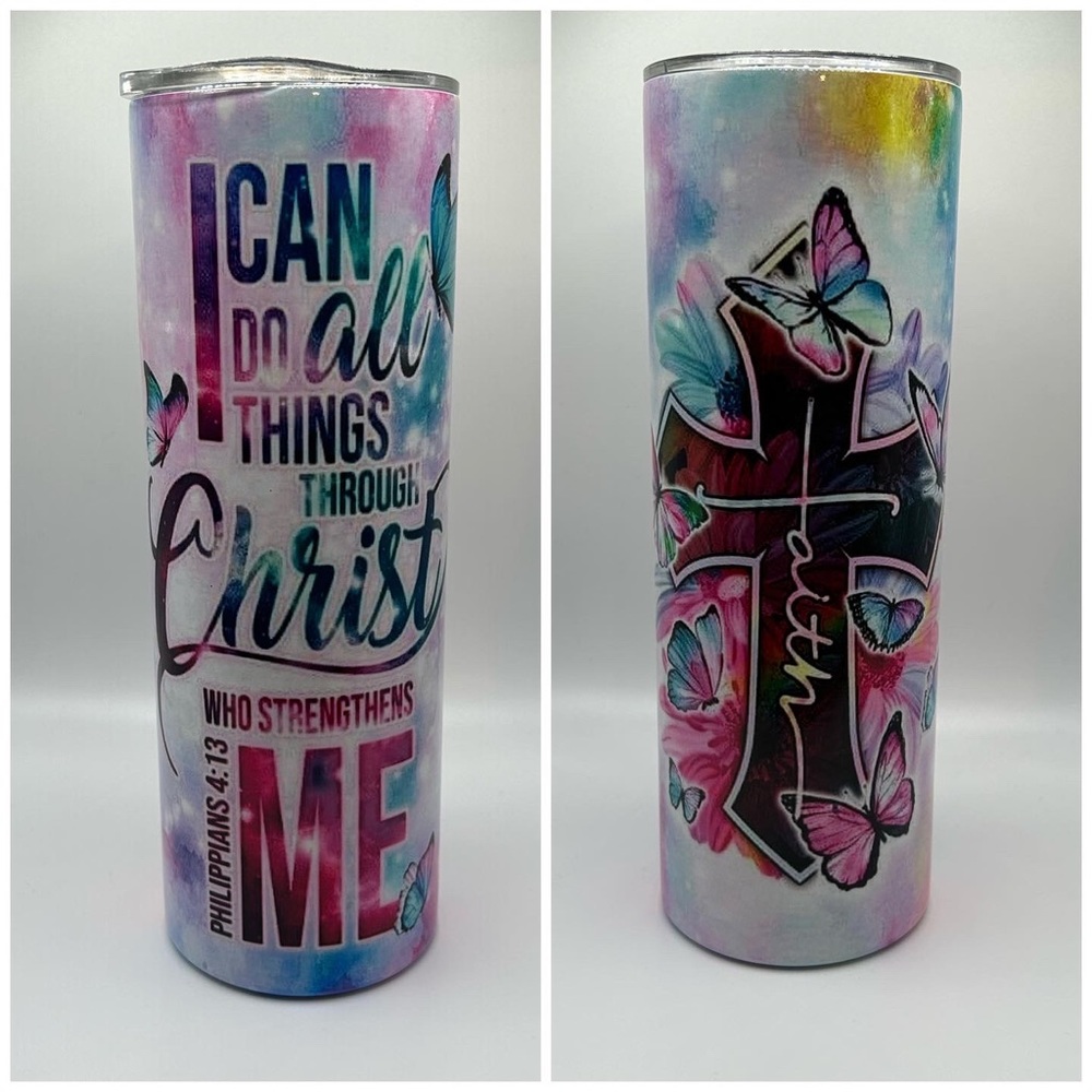 Faith Inspired 20oz tumbler